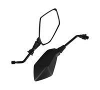 Rétroviseurs Latéraux D'extrémité De Barre De Poignée, 1 Paire, Miroir Convexe Arrière De 8mm 10mm, Miroir De Moto pour Scooter Moto Miroirs