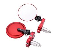 Rétroviseurs Latéraux D'extrémité De Barre De Poignée De Moto De 22mm Pour Suzuki GSF600 Pour Bandit GS1000 GS500 GSX1100F Pour Katana(Rosso)