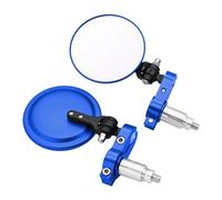 Rétroviseurs Latéraux D'extrémité De Barre De Poignée De Moto De 22mm Pour Suzuki GSF600 Pour Bandit GS1000 GS500 GSX1100F Pour Katana(Blu)