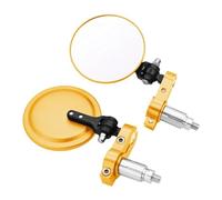 Rétroviseurs Latéraux D'extrémité De Barre De Poignée De Moto De 22mm Pour Suzuki GSF600 Pour Bandit GS1000 GS500 GSX1100F Pour Katana(Gold)