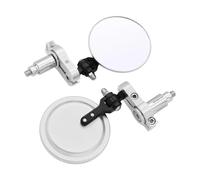 Rétroviseurs Latéraux D'extrémité De Guidon Pour MSX125 Pour Grom/SF 2013-2021 Noirs, Pliables, Ronds, 7,6 Cm (3") X 2,2 Cm 7/8"(Sliver)