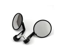 Rétroviseurs Latéraux Guidon Convexe Chromé Universel pour Moto 22mm, Miroir Réglable Ancienne École pour Rétroviseur Latéral D'extrémité De Barre Rétroviseur 7/8'' Rétroviseur Guidon