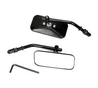 Rétroviseurs latéraux Moto 1 Jeu De Rétroviseurs Latéraux De Moto De 8 Mm pour Harley pour XL883 pour Road pour King pour CB400 pour GN250 Supports de Rétroviseurs(Style A)