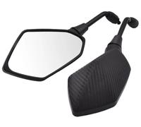 Rétroviseurs latéraux Moto 1 Paire De Rétroviseurs De Moto pour MSX 125 pour CB650R pour CB125R pour XADV 750 pour X11 ST1300 Supports de Rétroviseurs(Fibre de Carbone)