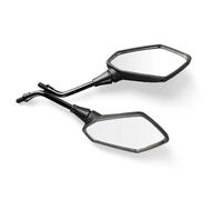 Rétroviseurs latéraux Moto 2 Pièces/Paire Universel 8mm 10mm Moto Miroir Scooter E-Bike Rétroviseurs Électromobile Arrière Convexe Miroir Supports de Rétroviseurs(8mm)