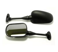 Rétroviseurs latéraux Moto Lot De 2 Rétroviseurs Noirs Gauche/Droite pour Moto pour CBR600RR pour CBR1000RR 2004 2005 2006 2007 Supports de Rétroviseurs