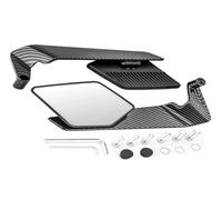 Rétroviseurs Latéraux Moto pour Aprilia Mana 850/Mojito 125 2007-2016,Alliage D'aluminium Réglable Rotatif Aile de Vent Rétroviseurs Accessoires, Snakeskin-White Glass
