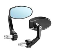 Rétroviseurs Latéraux Moto pour CBR125R pour X4 pour NC700 S X pour VFR 1200F pour Forza 125 Rétroviseurs Latéraux pour Guidon De Moto 7/8" Accessoires(A)