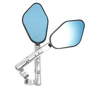 Rétroviseurs Latéraux Moto pour DRD pour Série pour GP1 pour Course pour Série Accessoire De Montage De Moto Rétroviseur Latéral De Moto(Silver)