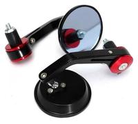rétroviseurs latéraux moto Pour Ducati Pour Monster 696 797 821 Pour Hypermotard 950 848 Pour Scramble Moto Rétroviseur Rétroviseurs Latéraux Rétroviseurs(Red)