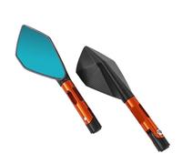 Rétroviseurs Latéraux Moto pour MT07 Moto Rétroviseur Latéral 8MM 10MM(Orange)