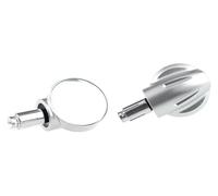 rétroviseurs latéraux moto Pour Suzuki Pour GSXR Moto Angle Mort Rétroviseur Grand 360° Réglable Rétroviseurs Latéraux(Silver)