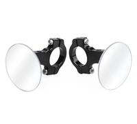 Rétroviseurs Latéraux Moto Rétroviseur Universel pour Guidon De Moto Rétroviseur Latéral pour Angle Mort sans Monture Rotation À 360 Degrés(1 Pair 25mm Bar)