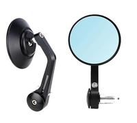 Rétroviseurs Latéraux Moto Rétroviseurs Universels pour Guidon De Moto 13 Mm-18 Mm 7/8"-22 Mm Pièces De Rechange(Bundle 1)