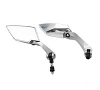 Rétroviseurs Latéraux Moto Universels Rétroviseurs Rétroviseurs Latéraux 8 Mm 10 Mm Moto(Silver)