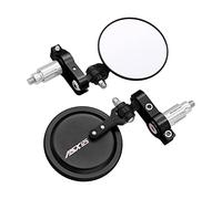 Rétroviseurs Latéraux Noirs Pliables 3 "ronds 7/8" Pour MSX125 MSX 125 Pour Grom/SF 2013-2019 2020 2021(Black)