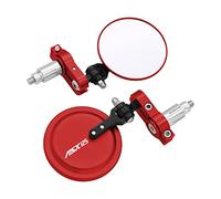 Rétroviseurs Latéraux Noirs Pliables 3 "ronds 7/8" Pour MSX125 MSX 125 Pour Grom/SF 2013-2019 2020 2021(Red)