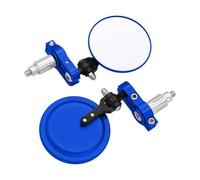 Rétroviseurs Latéraux Pliables Noirs, Ronds 7,6 Cm 3 Pouces 22,2 Mm 7/8 Pouce Pour MSX125 Pour Grom/SF 2013-2021(Blue)