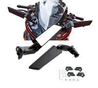 Rétroviseurs latéraux pour moto - Rotation à 360° - Réglable - Alliage d'aluminium CNC - Compatible avec Ninja 400 650 ZX10R ZX6R GSXR600-1000R CBR 250R 500R 650R