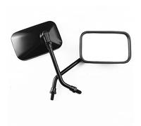 Rétroviseurs latéraux rectangulaires universels pour guidon de moto 10 mm pour Kawasaki Honda Suzuki Cruiser Scooter