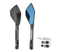 Rétroviseurs Latéraux Rétroviseur Latéral Gauche Et Droit pour Moto pour Yamaha XJR1300 XJ6 V-Max MT-01 MT-03 TDM900 FZ1 FZ6(Noir)