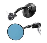 Rétroviseurs Latéraux Rétroviseur Moto pour NC750X Speed Triple R RS S Twin Speed Master, Rétroviseur Latéral Rotatif pour Guidon(Noir 1)