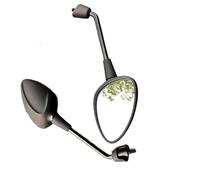Rétroviseurs latéraux Rétroviseur Pour Vespa Pour Primavera 125 4T 3V IGET ABS E4 2016 2017 2018 Accessoires Vue Arrière Moto(Nero)