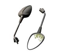 Rétroviseurs latéraux Rétroviseurs Moto Pour Vespa Pour Primavera 50 4T 3V 25 Km/h NOABS E4 2017-2018 Accessoires Vue Arrière(Nero)