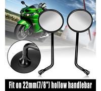 Rétroviseurs Latéraux Ronds De Moto, Pour Harley Davidson Sportster Ryca Abs, Rétroviseurs Universels Pour Moteurs De 22mm(7/8 "")