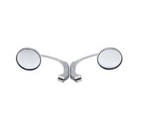 Rétroviseurs Latéraux Ronds Noirs Ou Chromés, Accessoires De Moto pour GN125 pour Custom Rétroviseurs