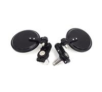 Rétroviseurs Latéraux Universels pour Moto Noirs Rétro pour FZ1 XJ6