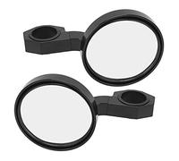 Rétroviseurs Latéraux UTV Rond en Alliage d'Aluminium Réglables à 360° pour RZR 900/1000 (Pince 75) Résistants à la et Pliables Miroirs Sécurité Tout Temps"