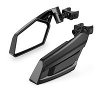 Rétroviseurs latéraux UTV, RZR réglables avec barre de roulement de 3,8 à 5,1 cm, compatibles avec Polars RZR 1000, Can Am Maverick, Kawasaki Mule, Arctic Cat, Wildcat, Pioneer, Rhino, Yamaha YXZ
