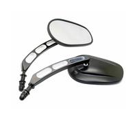 Rétroviseurs Mo&to Pour Har&ley Touring Street E&LECTRA Glide Road King Sportster 883 1200 Dyna Fat Boy Bob Heritage Softail(Style A)