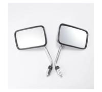 Rétroviseurs Mo&to Universels Rectangulaires En Tige Métallique, Coque ABS, 10 Mm, Chromés, Pour YA&MAHA Et SU&ZUKI