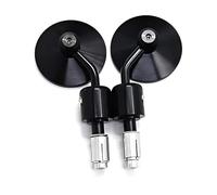 Rétroviseurs Moto Accessoires De Moto Rétroviseurs Arrière D'extrémité De Barre Ronde Rétroviseur De Moto Scooters 2 Pièces/paire(2)
