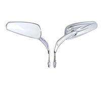 Rétroviseurs Moto Guidon Pour FZ1 Pour FZ8 Pour Fazer Pour FZ 09 850 Pour Triple 2014 2015 Rétroviseurs Latéraux Moto 8 À 10 Mm Pièces Détachées Motos Modèles Rétroviseurs Gauche Droite(Chrome)