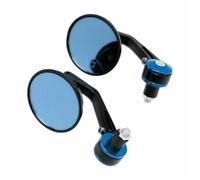Rétroviseurs Moto Guidon Pour GSF600 Pour Gladius Pour SV650 Pour Boulevard Pièces De Rechange Pour Rétroviseurs Latéraux De Guidon De Moto 7/8" Rétroviseurs Gauche Droite(Blue)