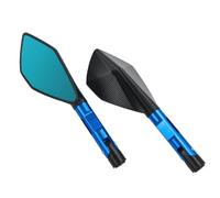 Rétroviseurs Moto Guidon Pour Versys Pour KLX Pour ER6N Pour ER6F Pour Z1000 Pour Z900 Pour Z900RS Rétroviseur Latéral De Moto 8 Mm 10 Mm Motorcycle Rearview Mirrors(Blue)