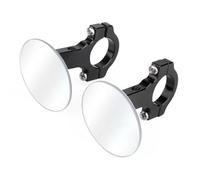 Rétroviseurs Moto Guidon Rétroviseur Angle Mort Convexe Sans Monture 25 22 Mm Fixation Pour Guidon Rétroviseur Latéral Réglable Universel Barre De 32 Mm Motorcycle Rearview Mirrors(22mm Clamp)