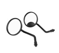 Rétroviseurs Moto Guidon Rétroviseurs De Moto Universels Ronds De 8 Mm Et 10 Mm Pour Guidon De Moto Rétroviseurs Latéraux Accessoire De Montage Rétroviseurs Gauche Droite(Black 8mm)
