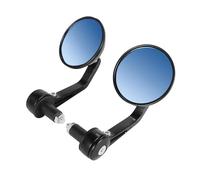 Rétroviseurs Moto Guidon Rétroviseurs Ronds Pour Moto Guidon De 22 Mm Rétroviseurs Latéraux Accessoires Pièces De Rechange Pour Motos Rétroviseurs Gauche Droite(BLUE)