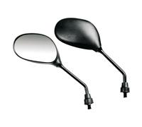 Rétroviseurs Moto Homologués Lundi Branchement M10 X 1.25 Noir Réglables
