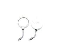 Rétroviseurs Moto Pliables Accessoires de rétroviseur de Moto, rétroviseur latéral de vélo, 1 Paire de Coques de rétroviseur, Accessoires de Coques de rétroviseur latéral(White)