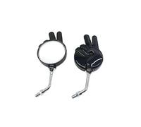 Rétroviseurs Moto Pliables Accessoires de rétroviseur de Moto, rétroviseur latéral de vélo, 1 Paire de Coques de rétroviseur, Accessoires de Coques de rétroviseur latéral(Black)