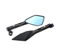 Rétroviseurs Moto Pliables Convient pour Z900 Z900RS Z800 Z1000 Accessoires De Moto Rétroviseur Rétroviseur d'angle Mort(Short Black)