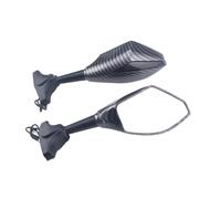 Rétroviseurs Moto Pliables Rétroviseur avec Clignotant pour Suzuki GSX250R GSXR125 GSXR150 GSXR600/750 GSX1300R Hayabusa Rétroviseur Angle Mort(Carbon-Smoke)
