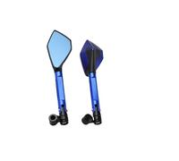 Rétroviseurs Moto Pliables Rétroviseur De Guidon De Moto Adapté pour CRF250L CRF300L/RALLY CRF190L CRF1100L 2022 Rétroviseur Clignotant(Blue)