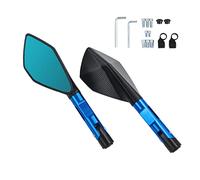 Rétroviseurs Moto Pour CB650R CB1300 Pour Hornet 600 Rétroviseur Latéral Pour Moto Rétroviseurs Guidon Moto(Blue)