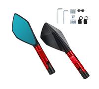 Rétroviseurs Moto Pour CB650R CB1300 Pour Hornet 600 Rétroviseur Latéral Pour Moto Rétroviseurs Guidon Moto(Red)